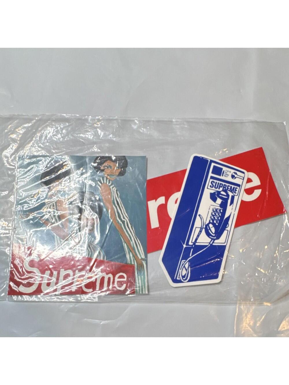 Supreme Logo Sticker Lot Box Logo Graphic Photo 3 Pack Skateboard